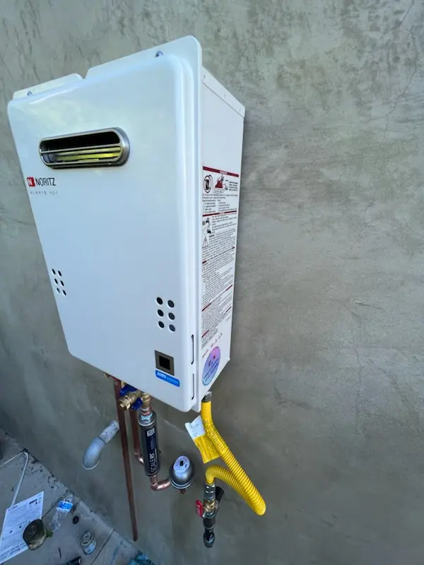 Tankless water heater installation for Park View homes